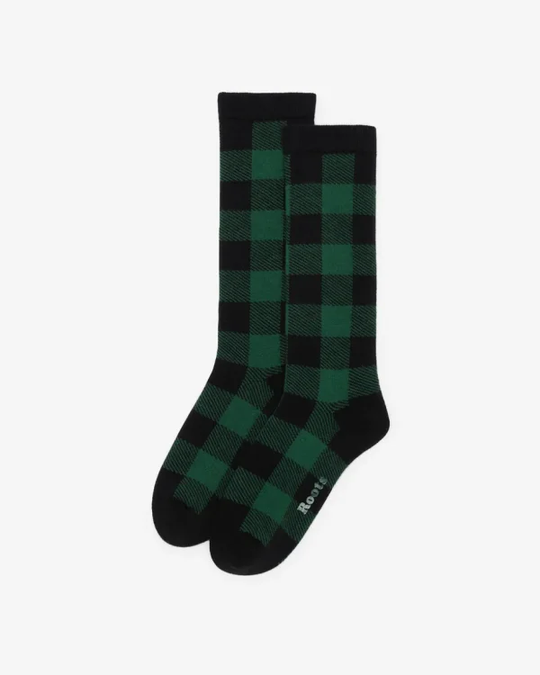 Sale Roots Adult Park Plaid Sock