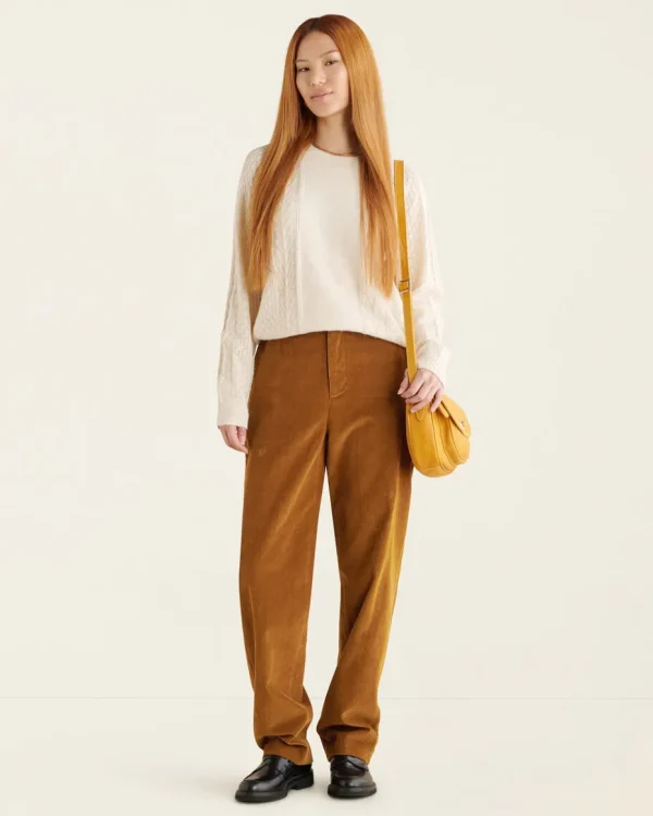 Cheap Roots Alice Cord Trouser TREEHOUSE BROWN