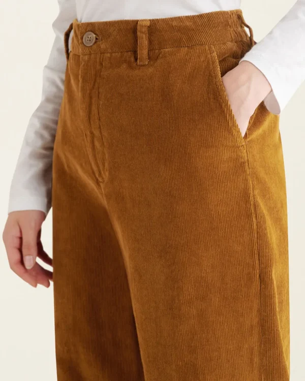 Cheap Roots Alice Cord Trouser TREEHOUSE BROWN