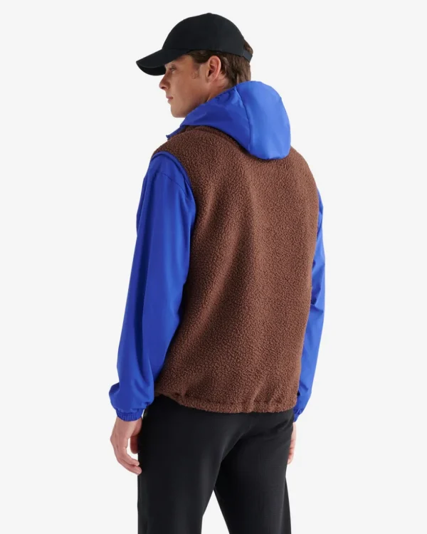 Online Roots Alta Shearling Fleece Vest ESPRESSO BROWN