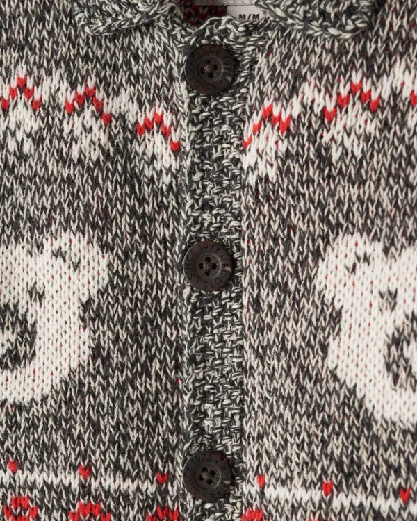 Flash Sale Roots Baby Cabin Fair Isle Cardigan GREY OAT MIX