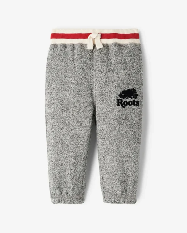 Cheap Roots Baby Cabin Relaxed Sweatpant GREY OAT PEPPER