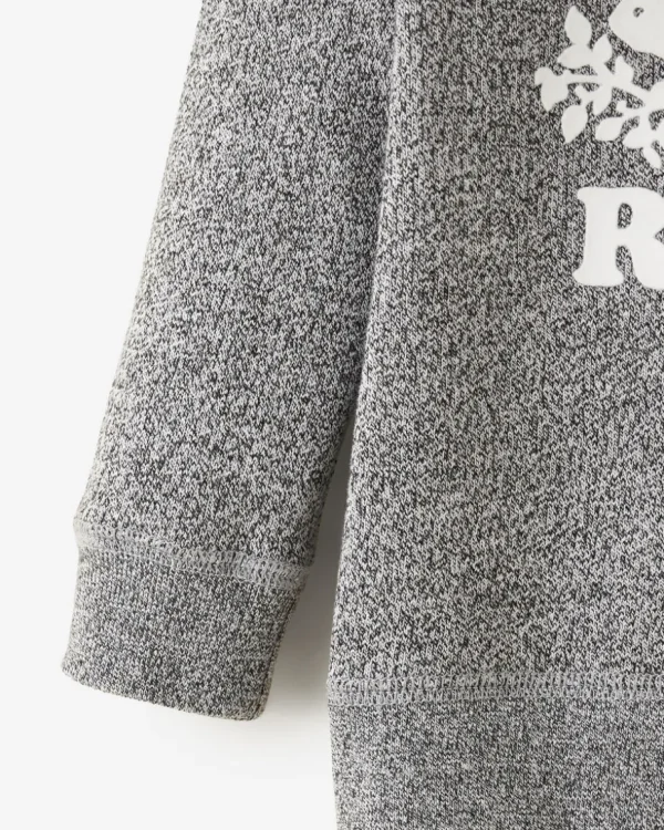 Flash Sale Roots Baby Organic Original Crew Sweatshirt SALT & PEPPER