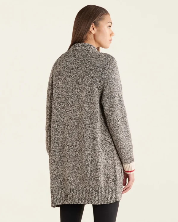 Cheap Roots Cabin Shawl Open Cardigan GREY OAT MIX