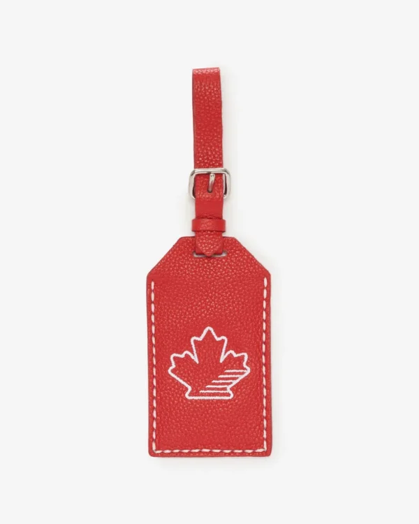 Flash Sale Roots Canada 24 Luggage Tag RACING RED