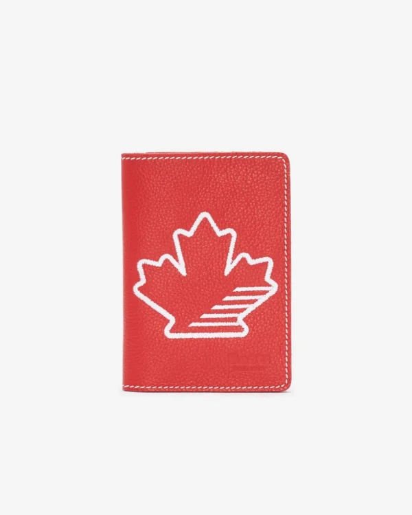 Best Roots Canada 24 Passport Card Cover RACING RED