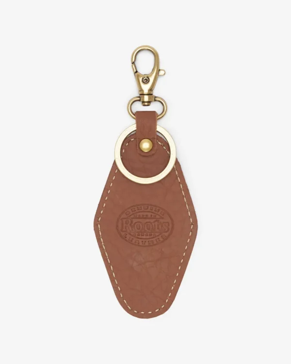 Best Roots Canada Leather Keychain NUTMEG