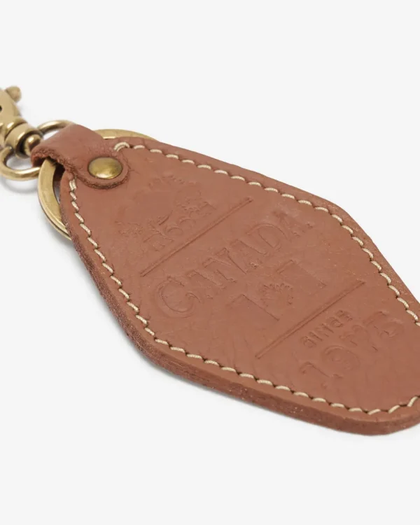 Best Roots Canada Leather Keychain NUTMEG