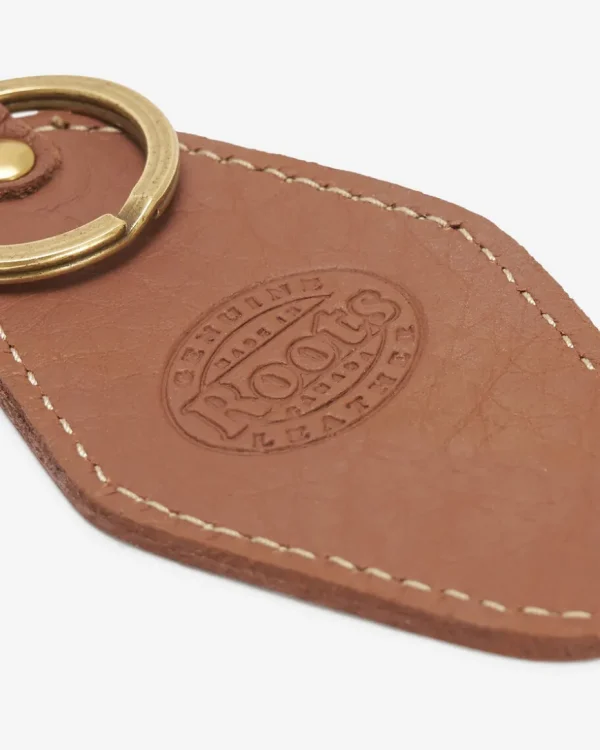 Best Roots Canada Leather Keychain NUTMEG