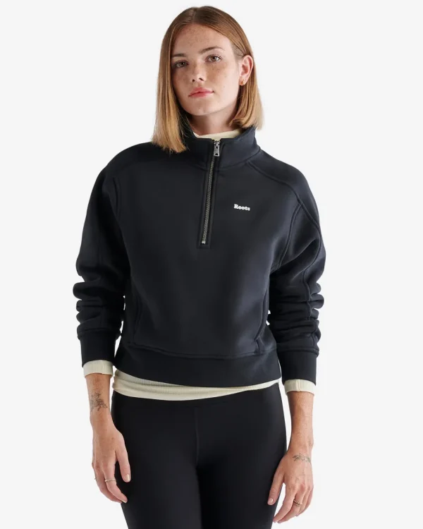 Fashion Roots Cloud Fleece Half Zip Sweatshirt