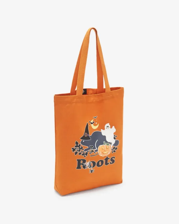 Store Roots Cooper Halloween Tote BURNT ORANGE