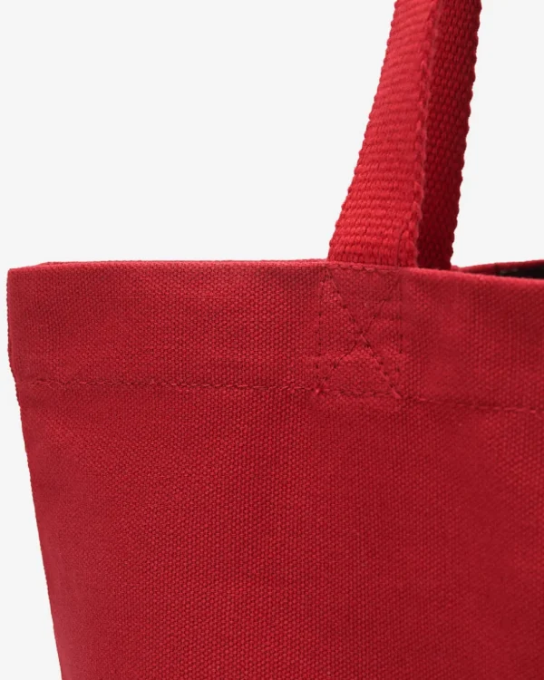 Best Sale Roots Cooper Plaid Tote CABIN RED