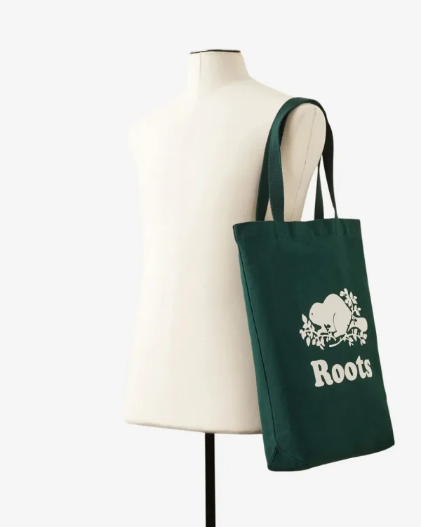 Sale Roots Cooper Tote VARSITY GREEN