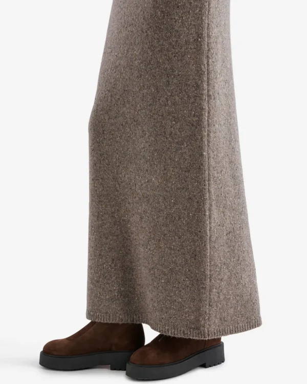 Sale Roots Cormorant Maxi Skirt GREY TWEED