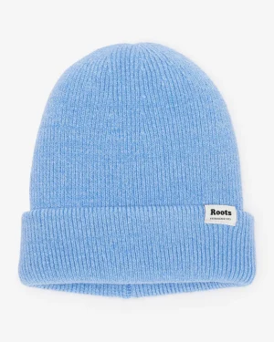 Clearance Roots Cozy Knit Toque BLISSFUL BLUE MIX