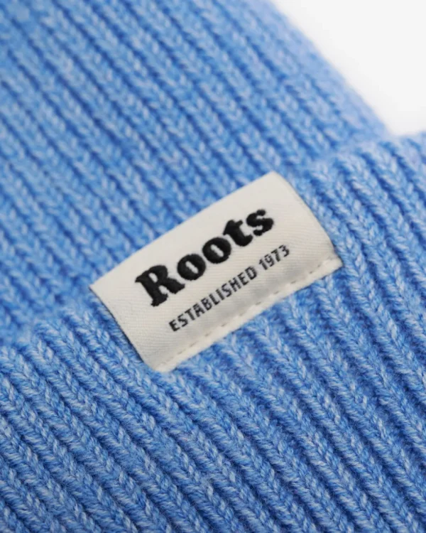 Clearance Roots Cozy Knit Toque BLISSFUL BLUE MIX