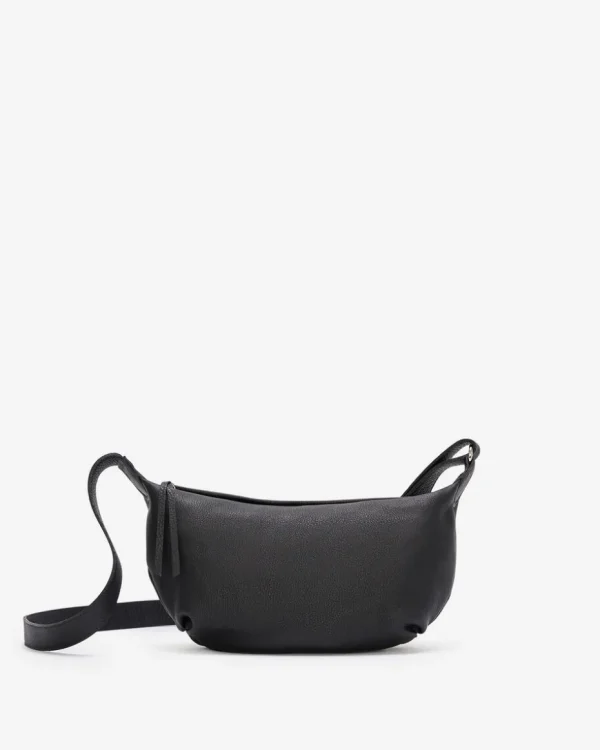 Cheap Roots Crescent Bag Cloud BLACK