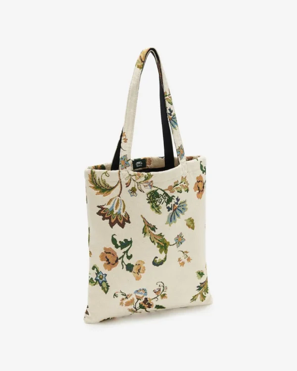 Cheap Roots Dinner Club Jacquard Tote SNOWDRIFT WHITE