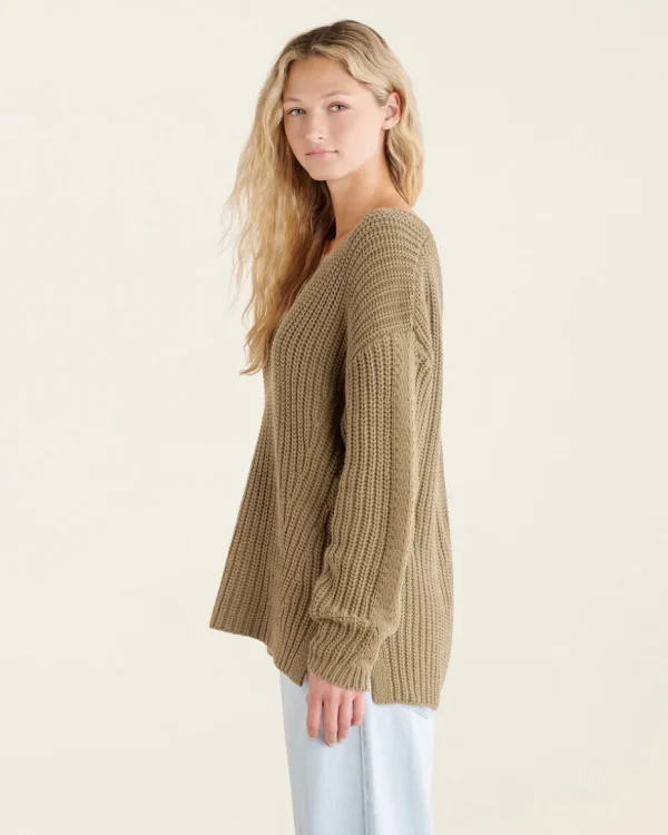 Best Sale Roots Elora V-Neck Sweater