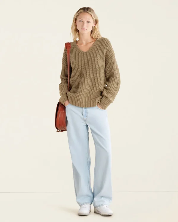 Best Sale Roots Elora V-Neck Sweater