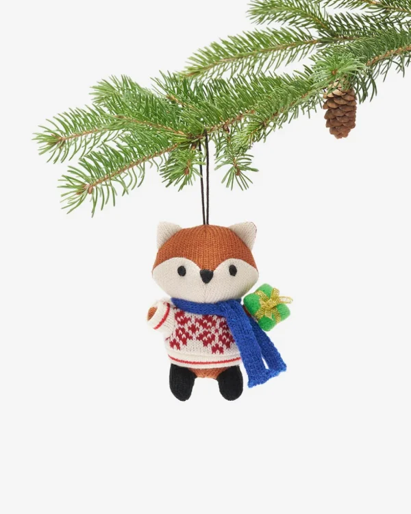 Sale Roots Fair Isle Fox Ornament MULTI