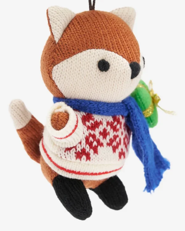 Sale Roots Fair Isle Fox Ornament MULTI