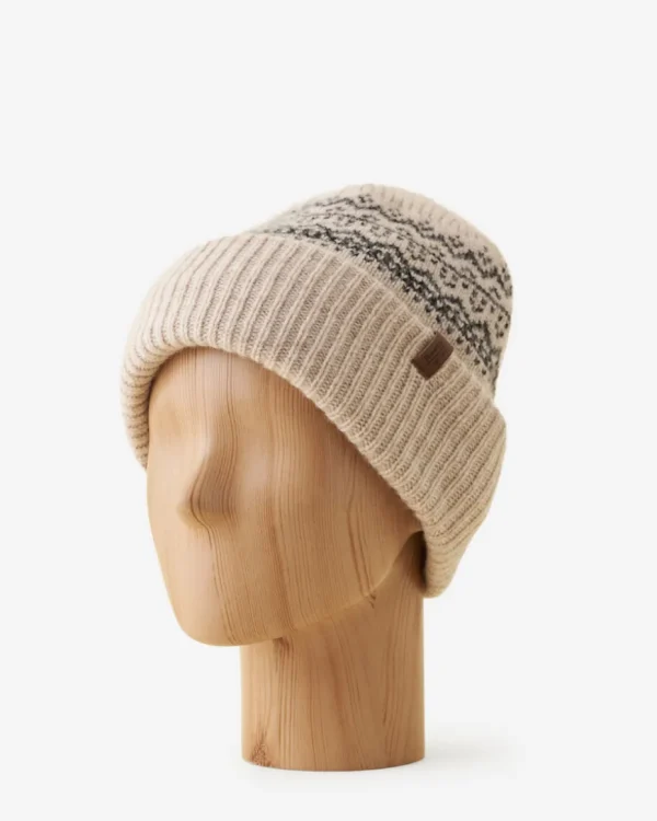 Cheap Roots Fair Isle Wool Toque CABIN BEIGE MIX