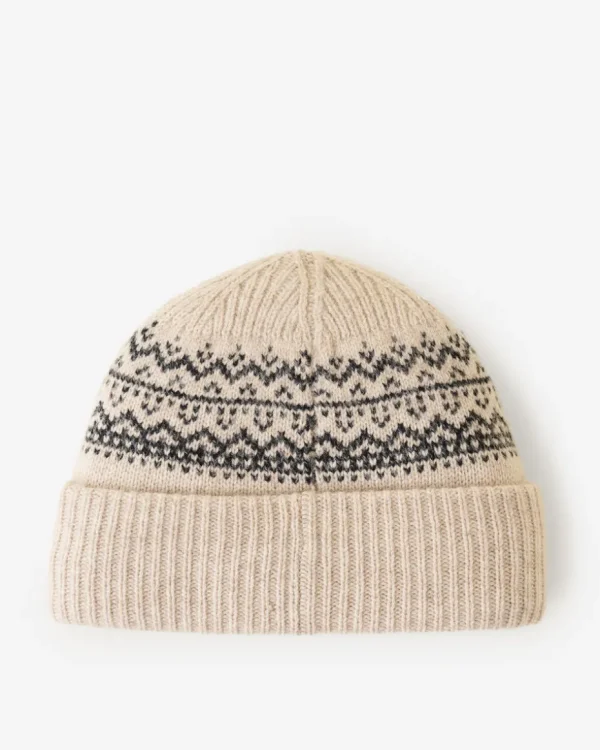 Cheap Roots Fair Isle Wool Toque CABIN BEIGE MIX