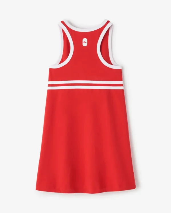 Online Roots Girls Northern Athletics Tank Dress JAM RED