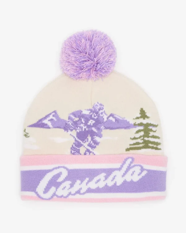 Fashion Roots Hockey Toque PASTEL LILAC