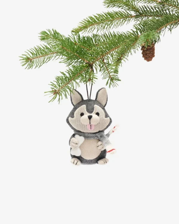 Best Sale Roots Husky Ornament MEDIUM GREY MIX