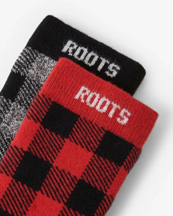 Hot Roots Kid Park Plaid Sock 2 Pack