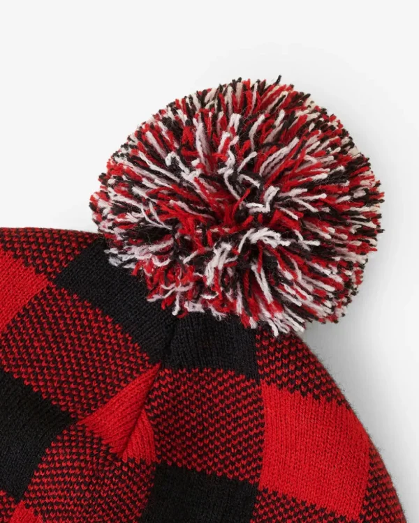 New Roots Kid Park Plaid Toque CABIN RED