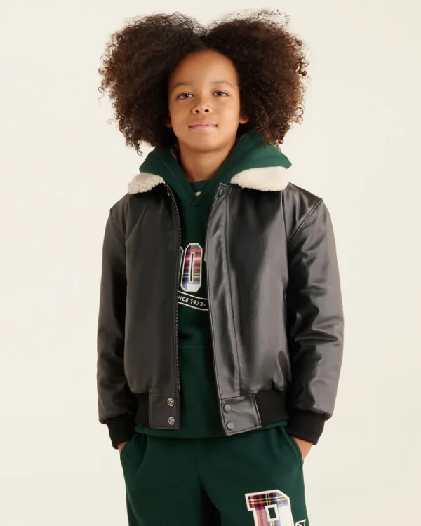 New Roots Kids Aviator Jacket BLACK