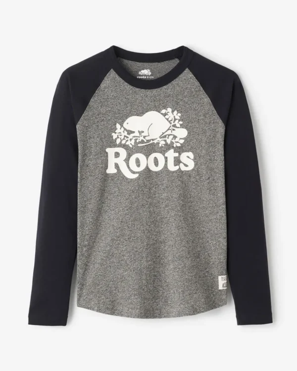 Sale Roots Kids Cabin Baseball T-Shirt