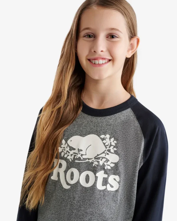 Sale Roots Kids Cabin Baseball T-Shirt