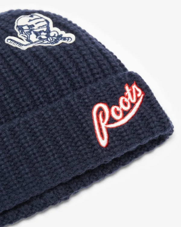 Store Roots Kids Hockey Patch Toque NAVY BLAZER