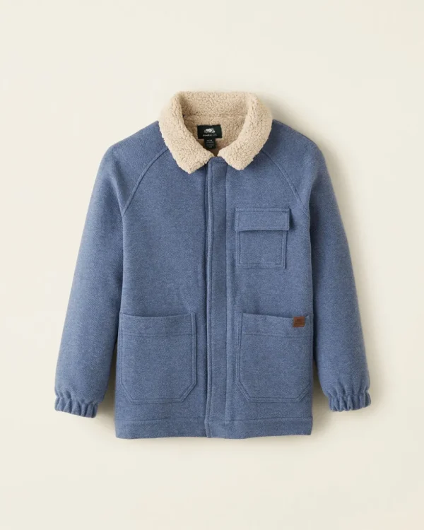 Discount Roots Kids Junction Shacket MEDIUM BLUE