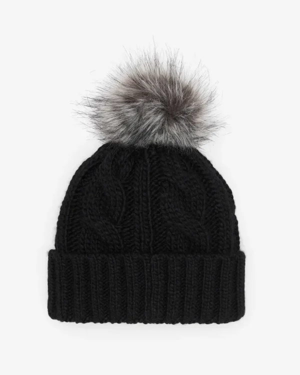 Shop Roots Kids Olivia Cable Toque BLACK