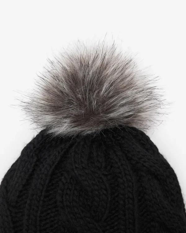 Shop Roots Kids Olivia Cable Toque BLACK