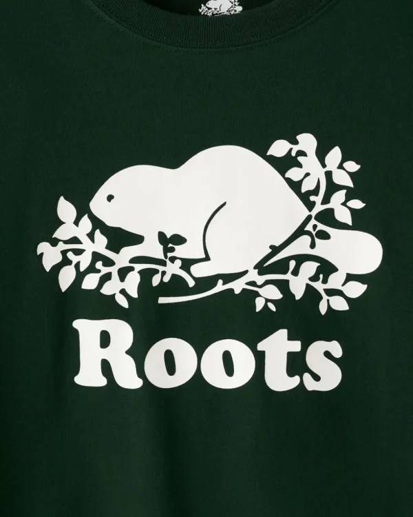 Fashion Roots Kids Organic Original Cooper Beaver T-Shirt VARSITY GREEN