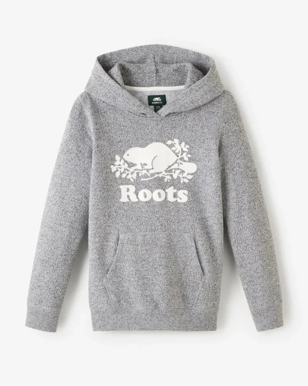 Store Roots Kids Organic Original Kanga Hoodie SALT & PEPPER