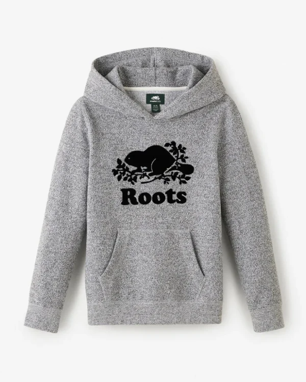 Store Roots Kids Organic Original Kanga Hoodie SALT & PEPPER