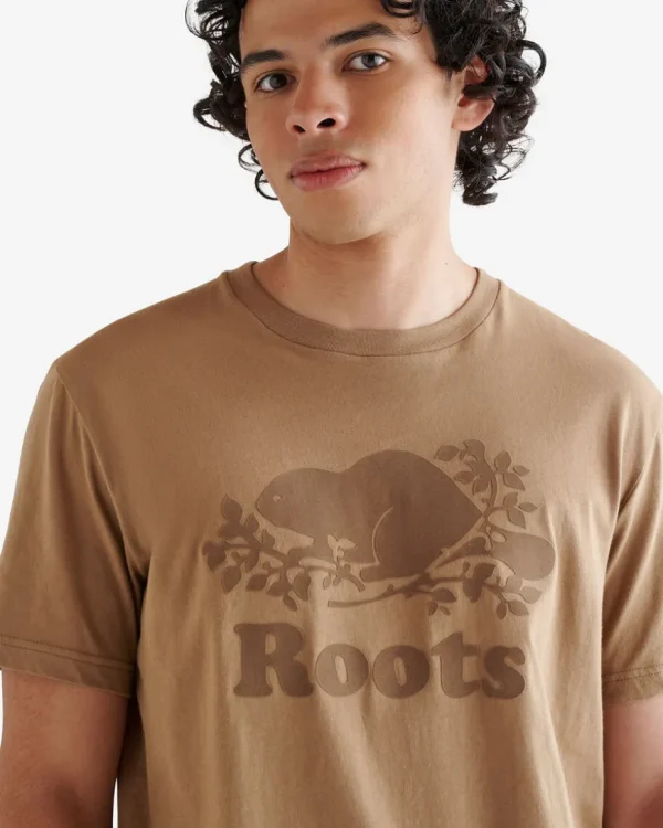 Sale Roots Mens Organic Cooper Beaver T-shirt