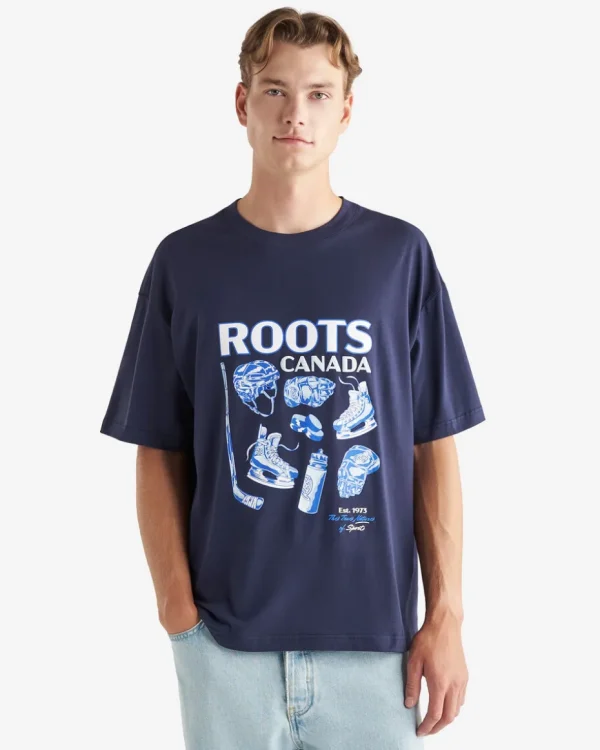 Hot Roots Mens Hockey T-Shirt