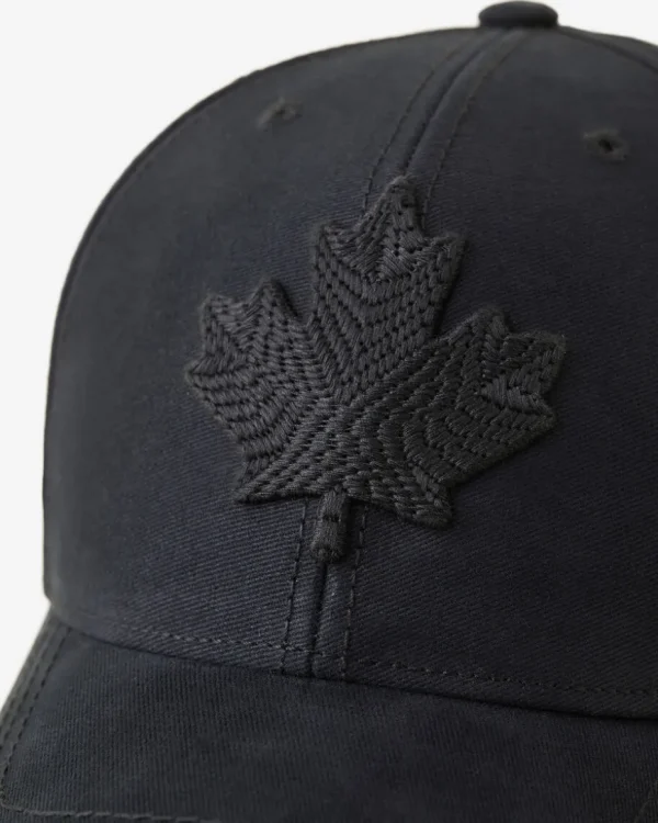 Flash Sale Roots Modern Leaf Baseball Cap BLACK