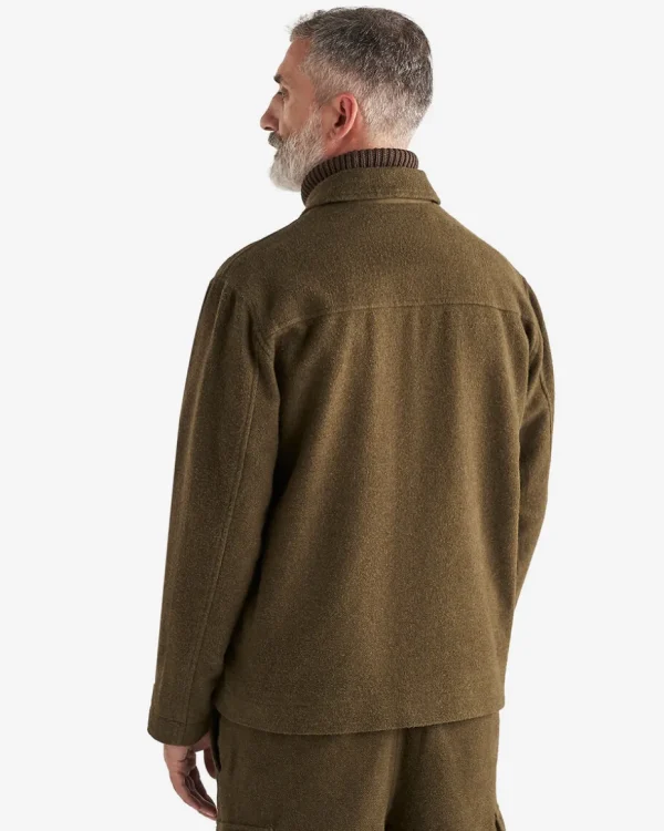 Online Roots Moleskin Field Shacket DEEP OLIVE MIX