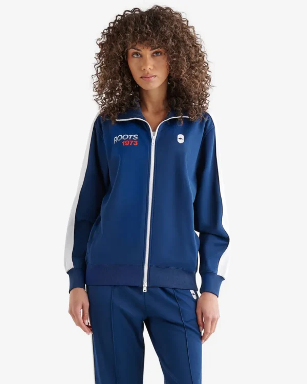 Store Roots Northern Athletics Track Jacket TRUE NAVY