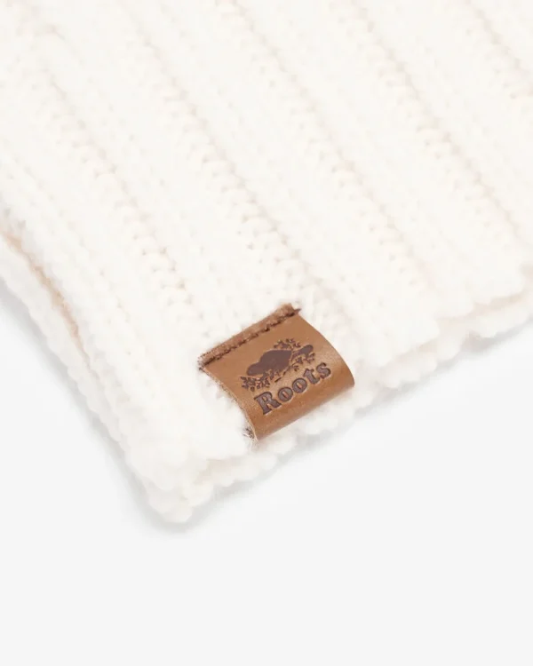 Clearance Roots Olivia Cable Balaclava COCONUT WHITE