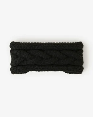 Discount Roots Olivia Cable Headband BLACK